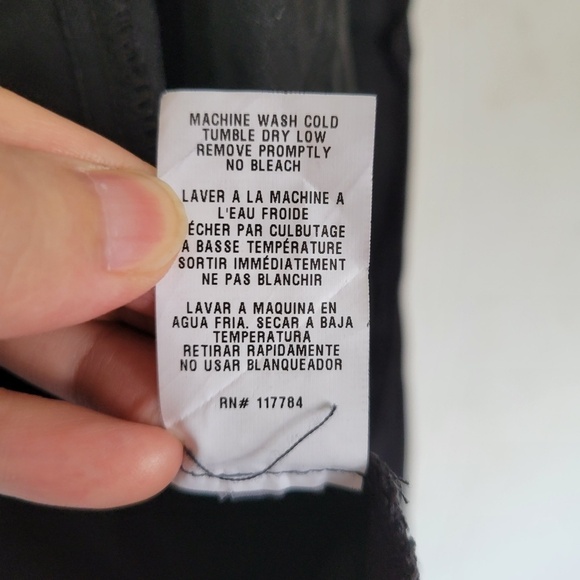 Rails Black Draped Waterfall Open Front Long Sleeve Cardigan Light Jacket Large - Picture 12 of 13